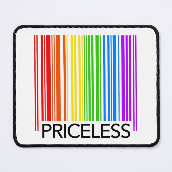 Item preview, Priceless Rainbow Barcode designed and sold by Thelittlelord.