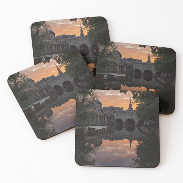 Item preview, fiery sunset over Pulteney bridge in Bath designed and sold by duncan1980uk.