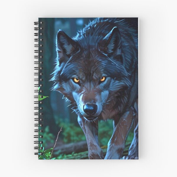 Item preview, Nightshade Guardian: A Wolf's Vigil designed and sold by PurelyPrints.