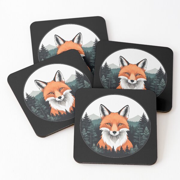 Item preview, Fox in the forest designed and sold by AlliAll-Digital.