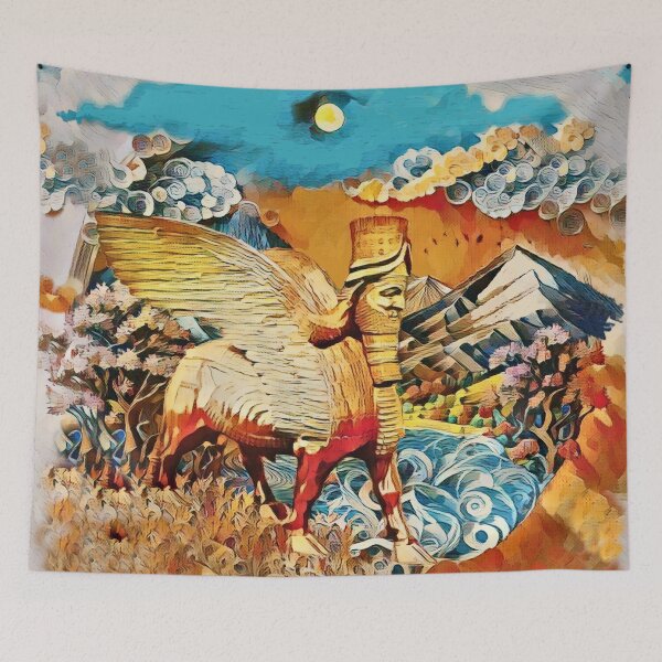 Item preview, Lamassu Artwork designed and sold by doniainart.
