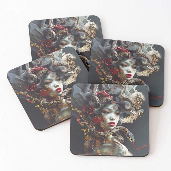 Item preview, "Fashion Luxury Snake Collage" designed and sold by MacroArtHub.
