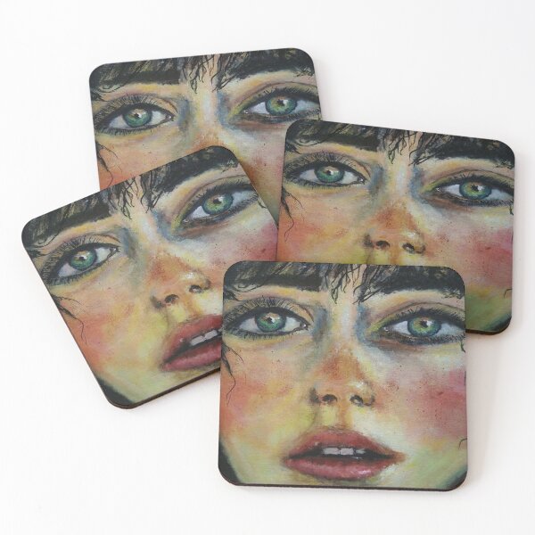 Item preview, Kristen ,original  acrylic portrait  designed and sold by SashaBrisac.
