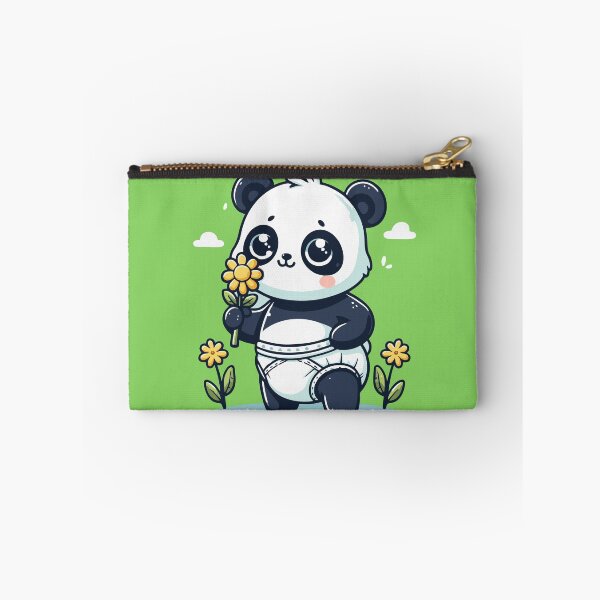 Item preview, Adorable Cute Panda with Diaper - Vectorized designed and sold by Visual-Universe.