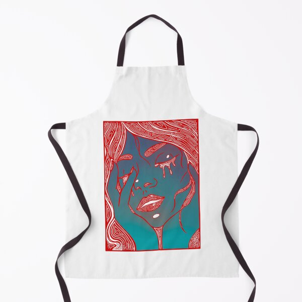 Item preview, Retro Abstract Crying Woman -Vintage Comic Pop-art - Red designed and sold by Mitch616Art.