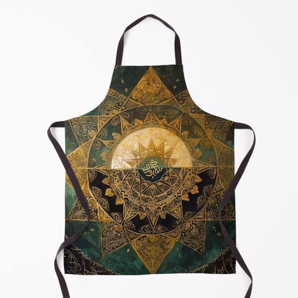 Item preview, Whispers of the Divine: A Luminous Mandala Embracing Islamic Calligraphy in Modern Mandala Art designed and sold by Vic Torys ☆.