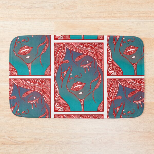 Item preview, Retro Abstract Crying Woman -Vintage Comic Pop-art - Red  designed and sold by Mitch616Art.