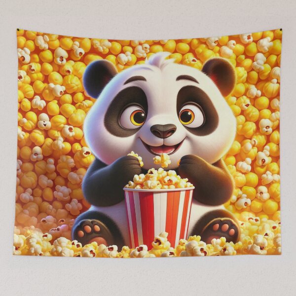 Item preview, Panda's Popcorn Paradise designed and sold by Sillytoe.