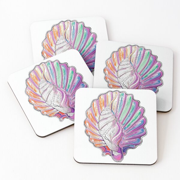 Item preview, lovely soft watercolor shell designed and sold by therapymama.
