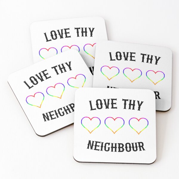 Item preview, Love thy neighbour hearts small design  designed and sold by Lovethatsticks.