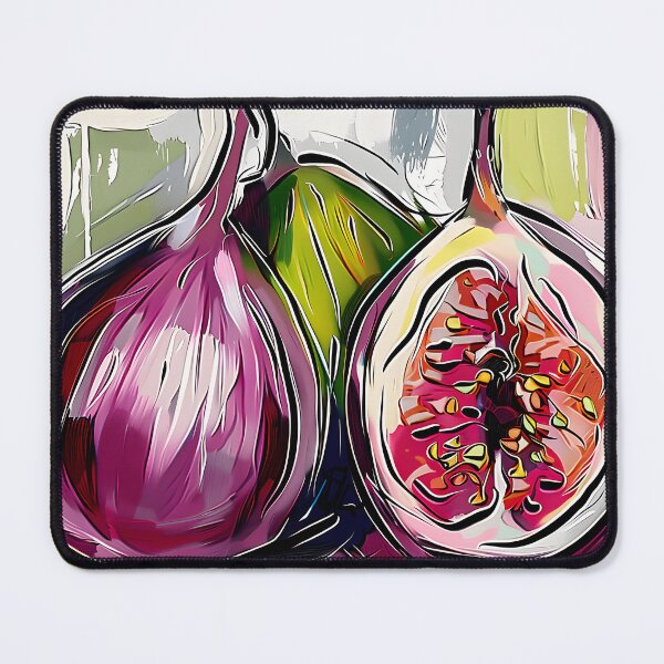 Item preview, Botanical Colorful Symphony - Dynamic Figs with Expressive Strokes and Drips Generative AI designed and sold by OlfactoART Studio.