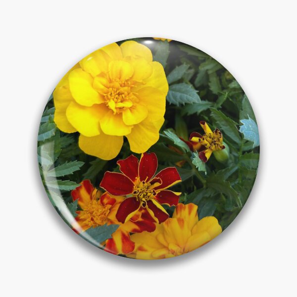 Item preview, Marigolds yellow orange flowers  designed and sold by Lauracolleen3.