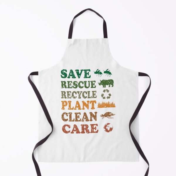 Item preview, Save Rescue Recycle Plant Clean Care Earth Day designed and sold by ScienceCorner.