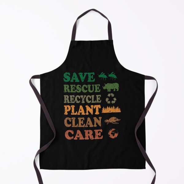 Item preview, Save Rescue Recycle Plant Clean Care Earth Day designed and sold by ScienceCorner.