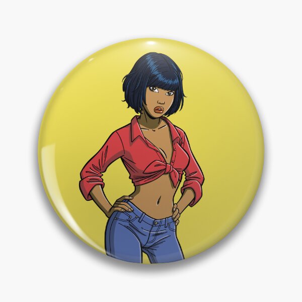 Item preview, CutiePie #2 - Asian girl in tied western shirt designed and sold by CutiePiesArt.