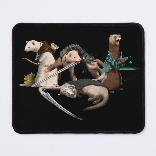 Item preview, Four Ferrets of the Apocalypse No BG designed and sold by NoSleepTooDeep.