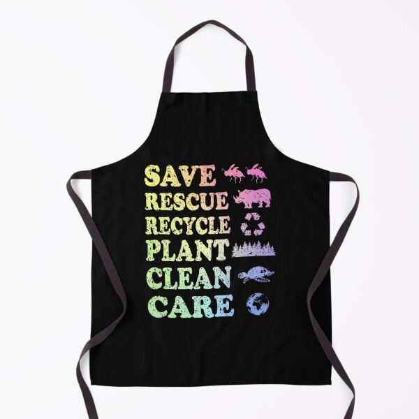 Item preview, Save Rescue Recycle Plant Clean Care Earth Day designed and sold by ScienceCorner.