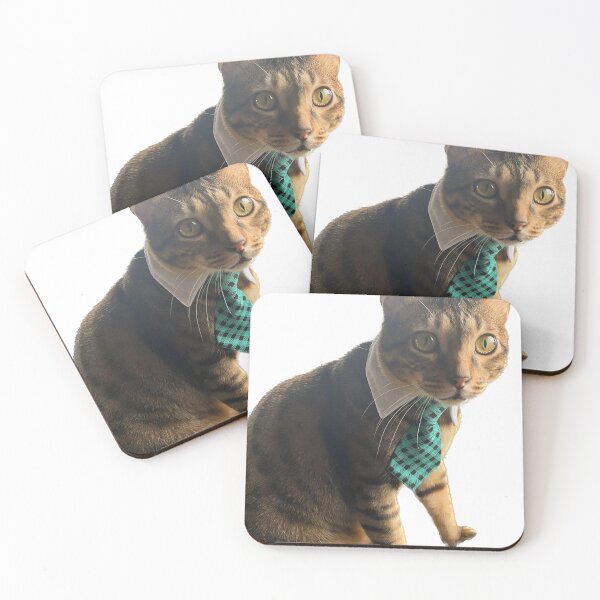 Item preview, Cat wearing green tie designed and sold by observation.