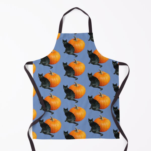 Item preview, Black Cat with Pumpkin designed and sold by catsclips.