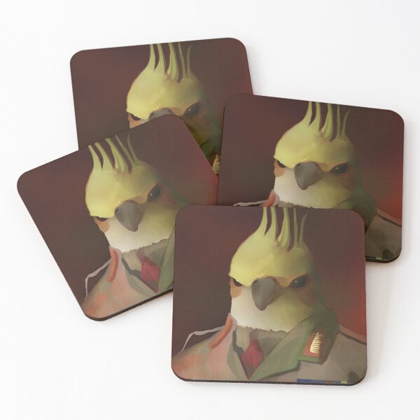 Item preview, Commander Cockatiel designed and sold by Jon Acuna.