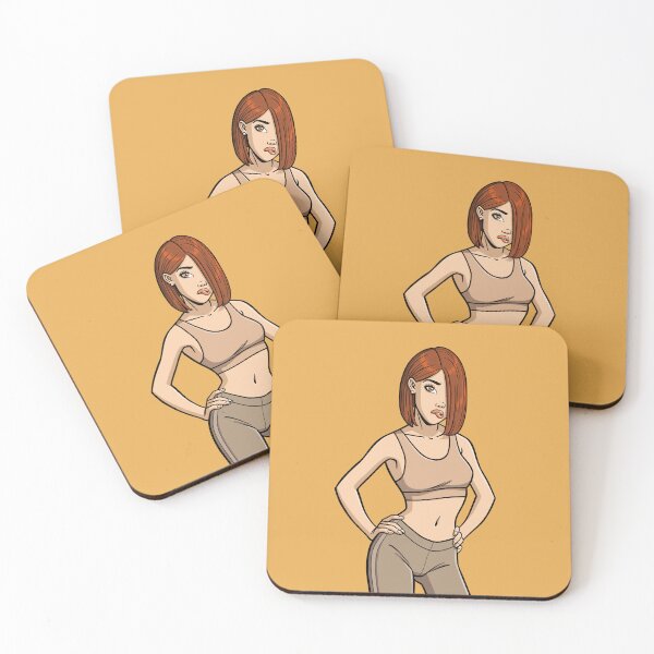 Item preview, CutiePie #16 - Sporty redhead biting her lip designed and sold by CutiePiesArt.