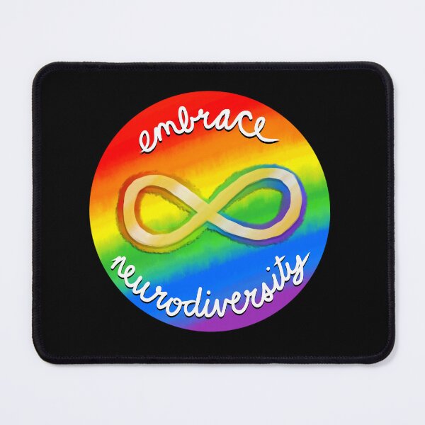 Item preview, Embrace Neurodiversity - Gold Infinity Symbol (AuDHD) designed and sold by JillPillDesign.