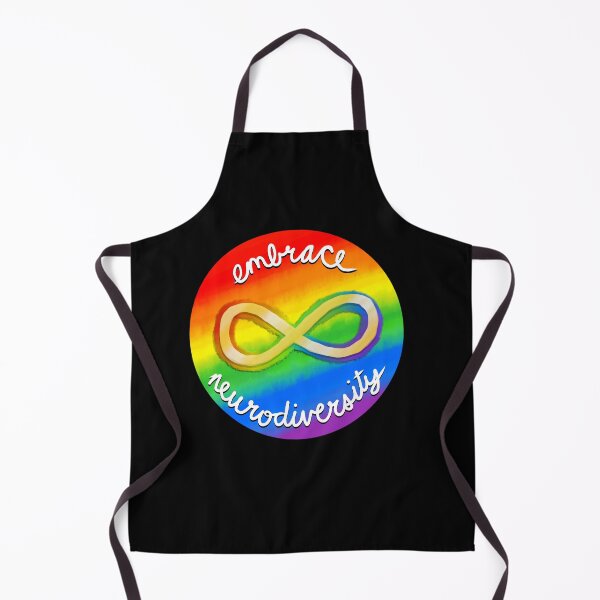 Item preview, Embrace Neurodiversity - Gold Infinity Symbol (AuDHD) designed and sold by JillPillDesign.
