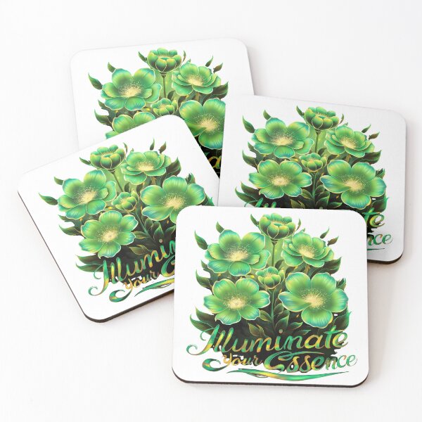 Item preview, Luminous Green Flowers designed and sold by IsmailMohammed0.