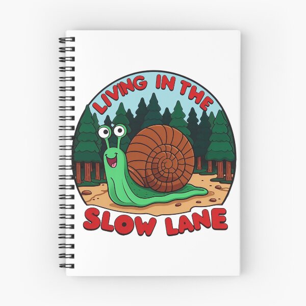 Item preview, Snail Living In The Slow Lane Journeying Beyond designed and sold by SportsT-Shirts.