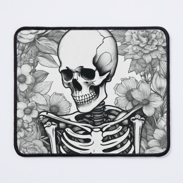 Item preview, Floral Skeleton designed and sold by MatrixTattoo.
