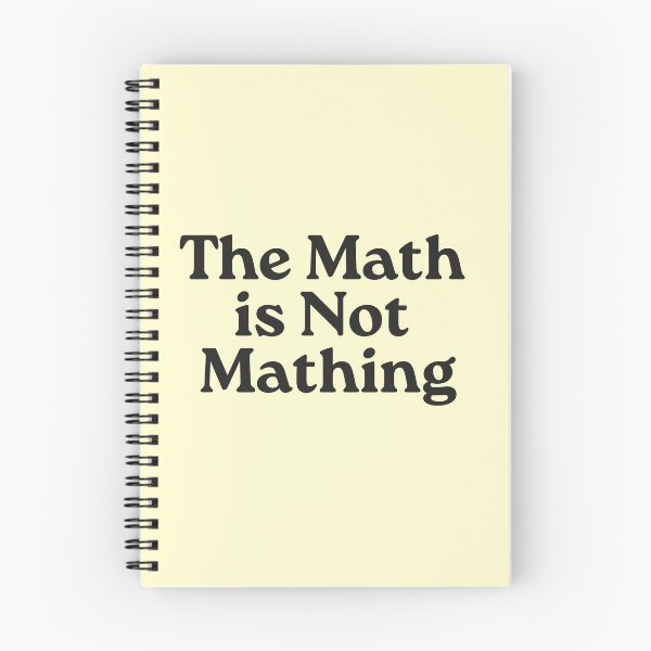 Item preview, The Math is Not Mathing designed and sold by VerdePlantTees.