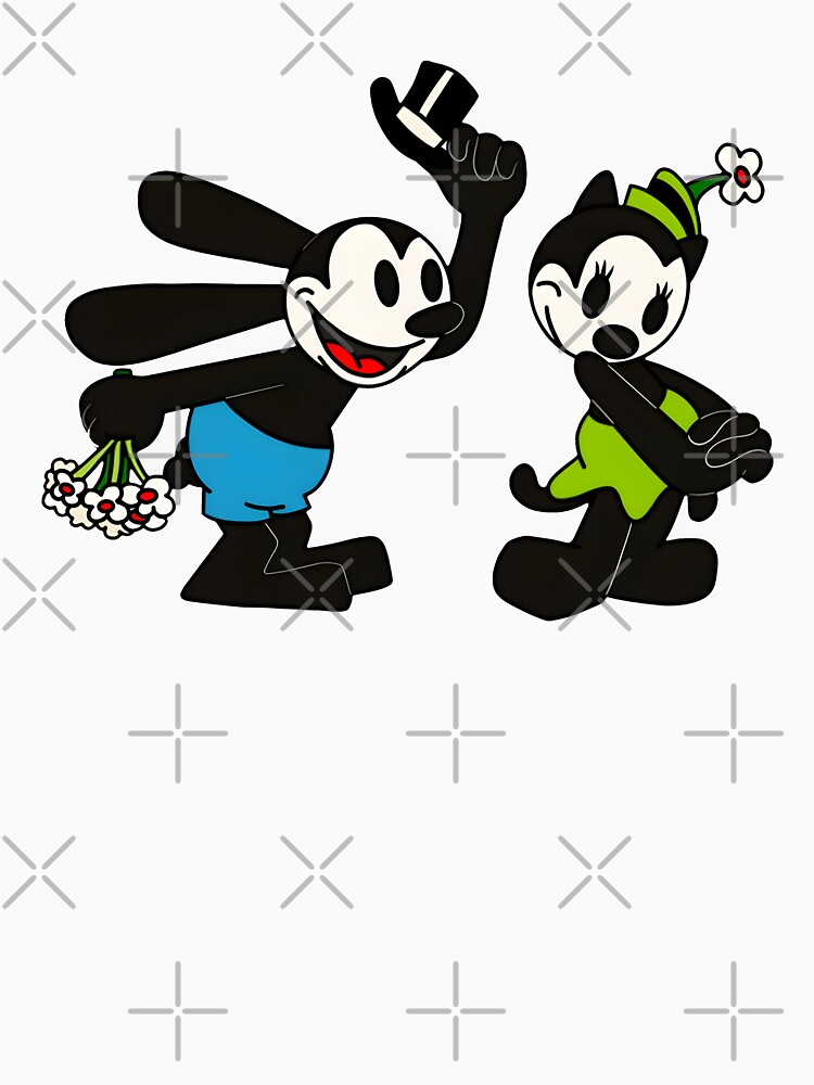 Thumbnail 7 of 7, Classic T-Shirt, Oswald the Lucky Rabbit designed and sold by StreetArtiist.
