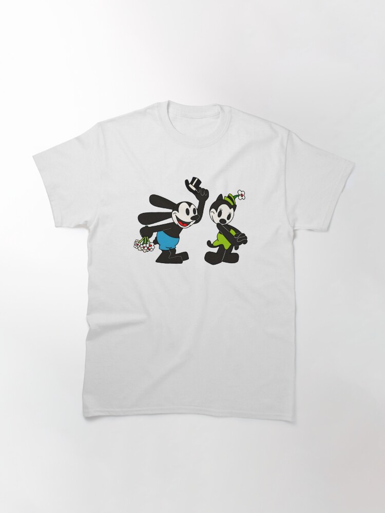 Thumbnail 3 of 7, Classic T-Shirt, Oswald the Lucky Rabbit designed and sold by StreetArtiist.