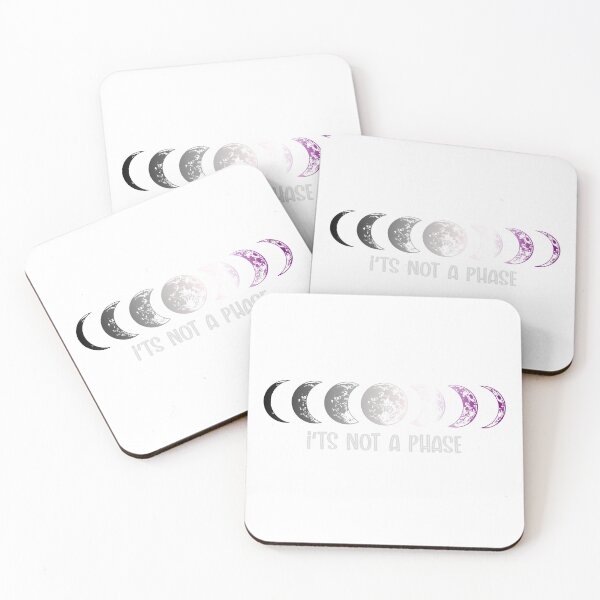Item preview, Asexual Pride Rainbow Flag It's Not a Phase Moon Ally LGBTQ designed and sold by FineElephant.