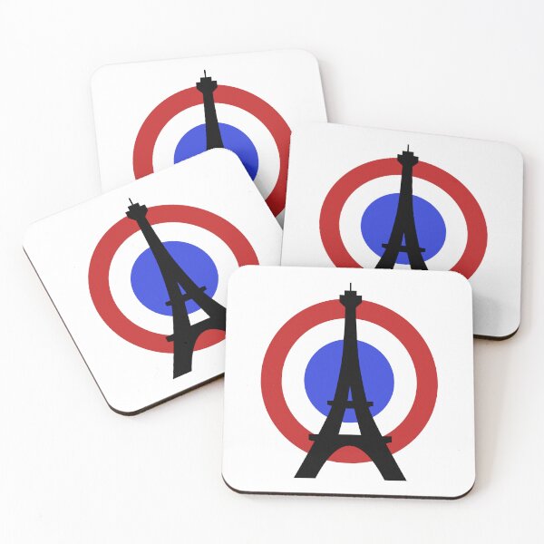 Item preview, Paris France Eiffel Tower French Flag Colors designed and sold by Inspirationmotivation.