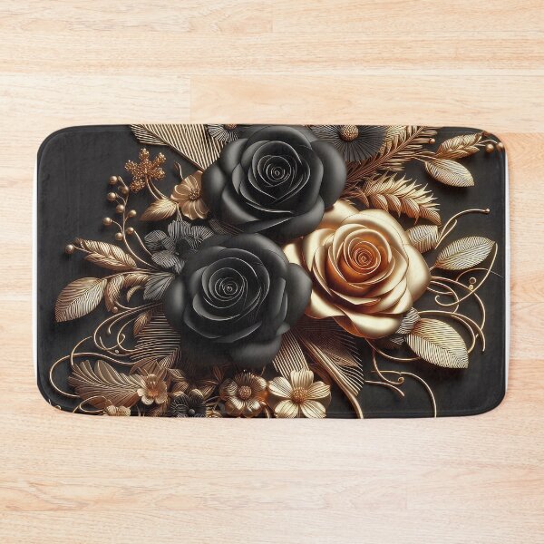 Item preview, 3D Gold Black Roses #19 designed and sold by primtawan.