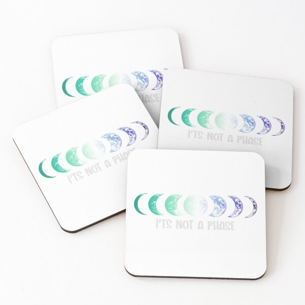 Item preview, Gay Men Homosexual Pride Rainbow Flag It's Not a Phase Moon Ally LGBTQ designed and sold by FineElephant.