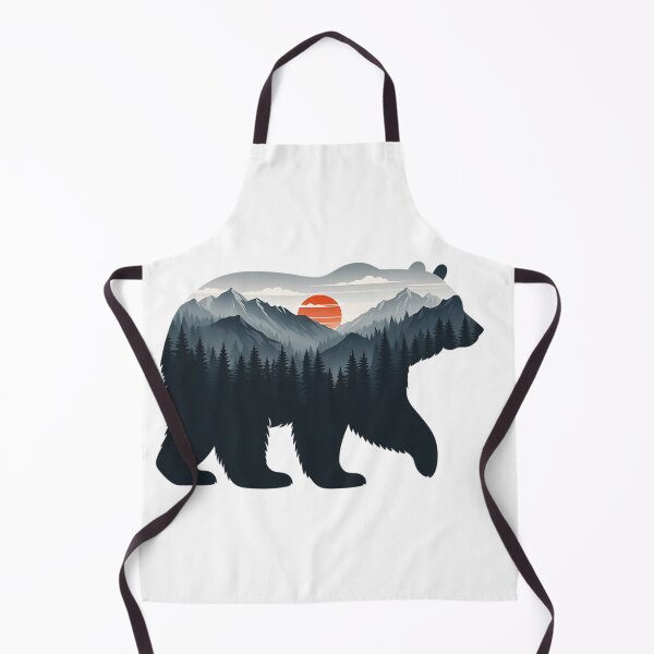 Item preview, Bear Silhouette Mountain Adventure designed and sold by SportsT-Shirts.