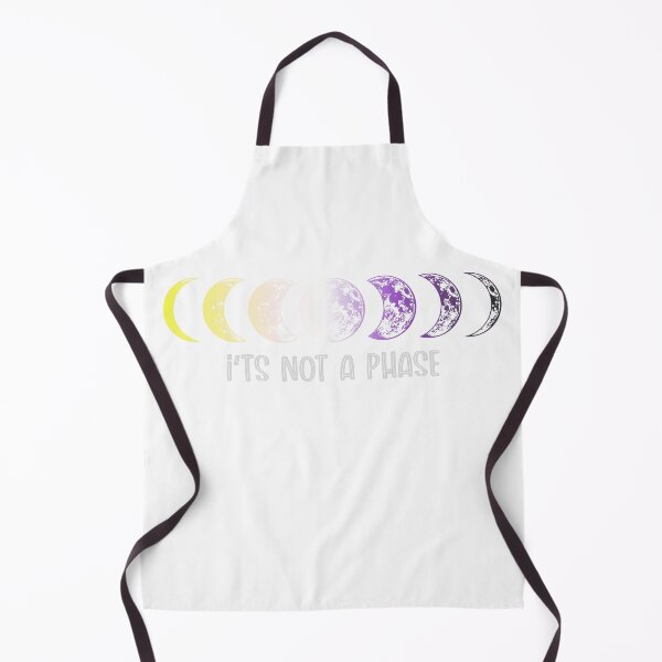 Item preview, Nonbinary Pride Rainbow Flag It's Not a Phase Moon Ally LGBTQ designed and sold by FineElephant.