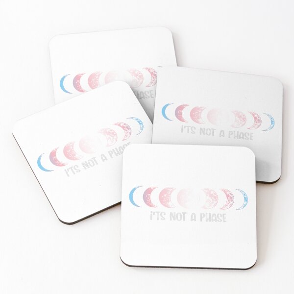 Item preview, Trans Transgender Pride Rainbow It's Flag Not a Phase Moon Ally LGBTQ designed and sold by FineElephant.
