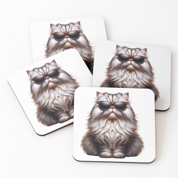 Item preview, Persian Cat Wearing Sunglasses designed and sold by TheAnimalZ00.