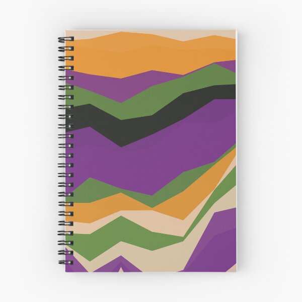 Item preview, Multicolor Line Graph Abstract Layered Peaks designed and sold by Alchemy-A-La-G.