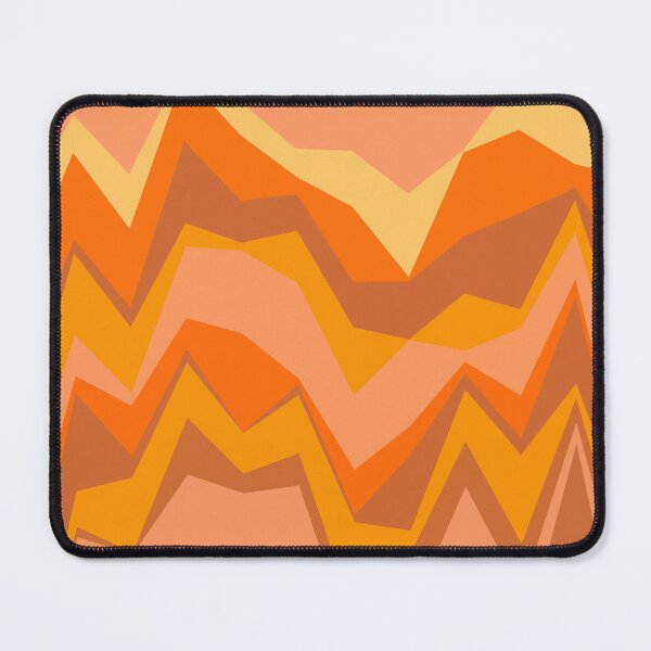 Item preview, Warm Multicolor Orange Line Graph Abstract Layered Peaks designed and sold by Alchemy-A-La-G.