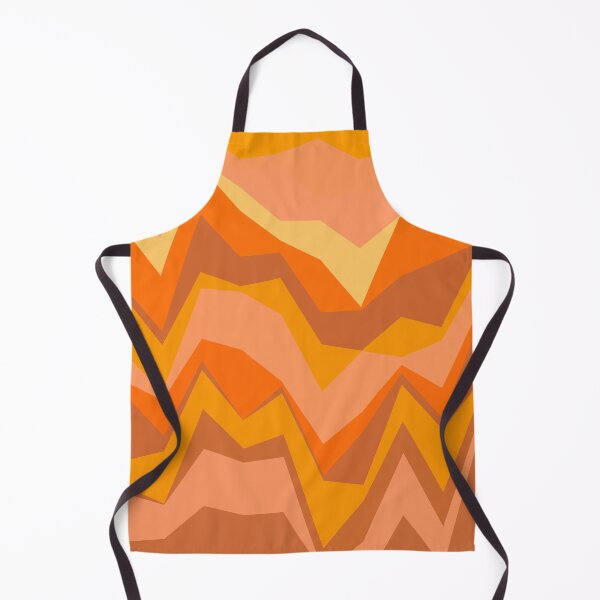 Item preview, Warm Multicolor Orange Line Graph Abstract Layered Peaks designed and sold by Alchemy-A-La-G.