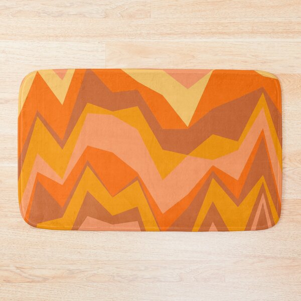 Item preview, Warm Multicolor Orange Line Graph Abstract Layered Peaks designed and sold by Alchemy-A-La-G.