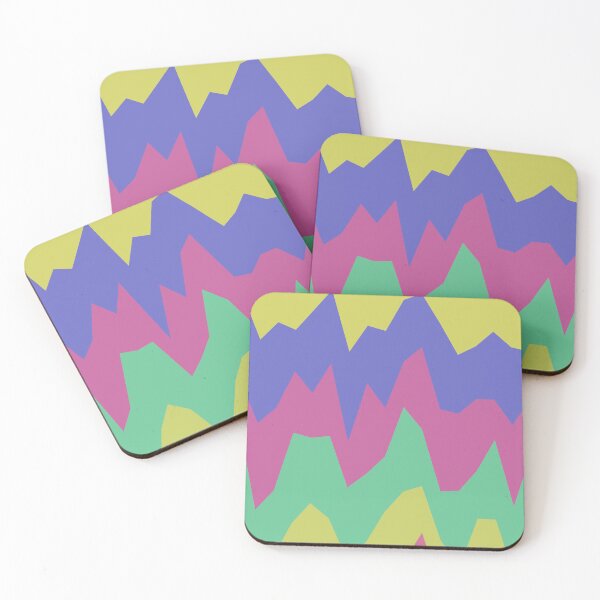Item preview, Multicolor Frequency Line Graph Abstract Layered Peaks  designed and sold by Alchemy-A-La-G.