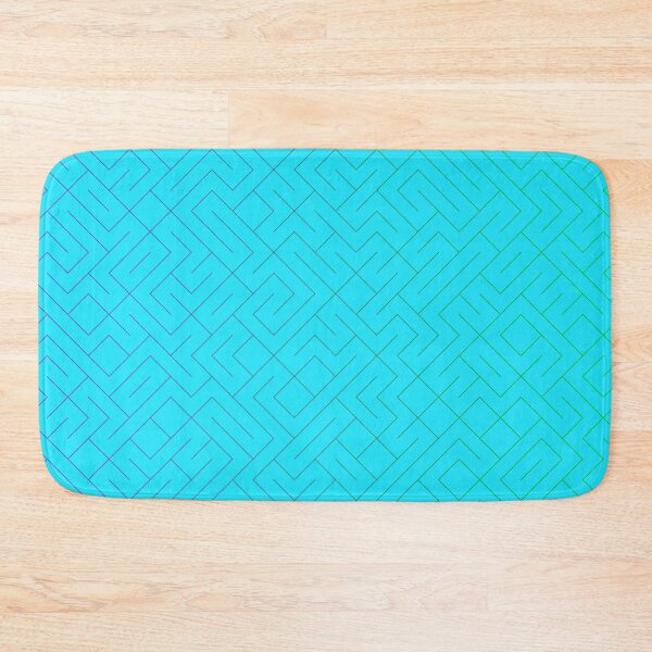 Item preview, Purple Green Transition Symmetrical Labyrinth Teal Maze  designed and sold by Alchemy-A-La-G.