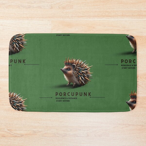Item preview, Porcupunk -  Resilience and defiance starts within  designed and sold by Queueka.