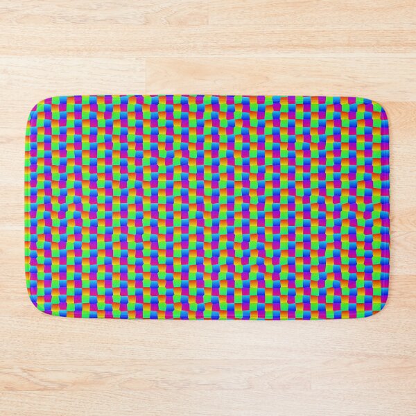 Item preview, Geometric Rainbow Multicolor Layered Scales Abstract Fluid Lines designed and sold by Alchemy-A-La-G.