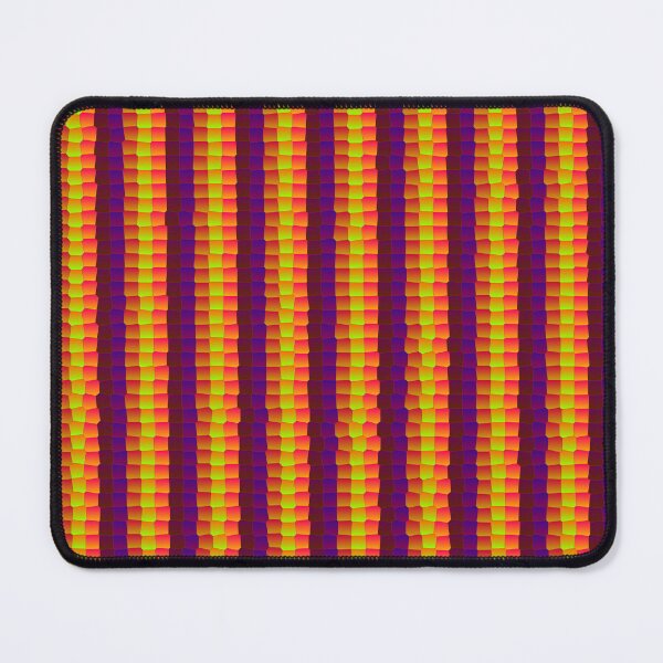 Item preview, Geometric Hot Rainbow Layered Scales Abstract Fluid Lines designed and sold by Alchemy-A-La-G.
